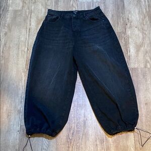 Men’s Super Baggy Parachute jeans with adjustable leg opening